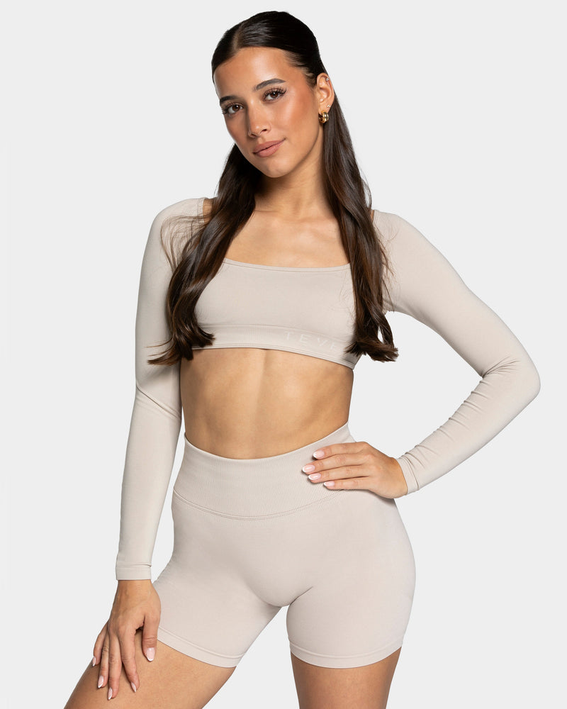 Femme Backless Longsleeve "Cream"