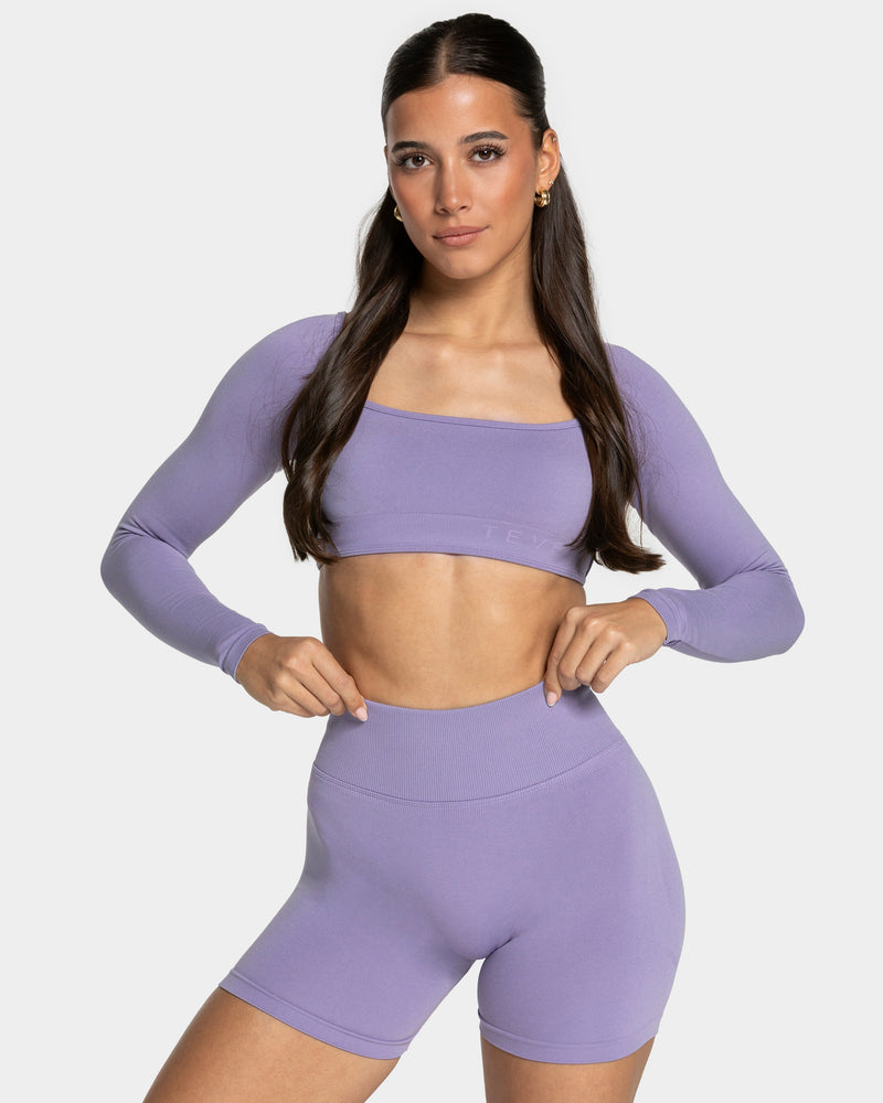 Femme Backless Longsleeve "Lavendel"