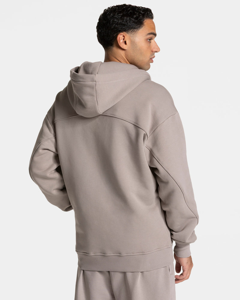 Contrastline Zip Jacke "Stone"