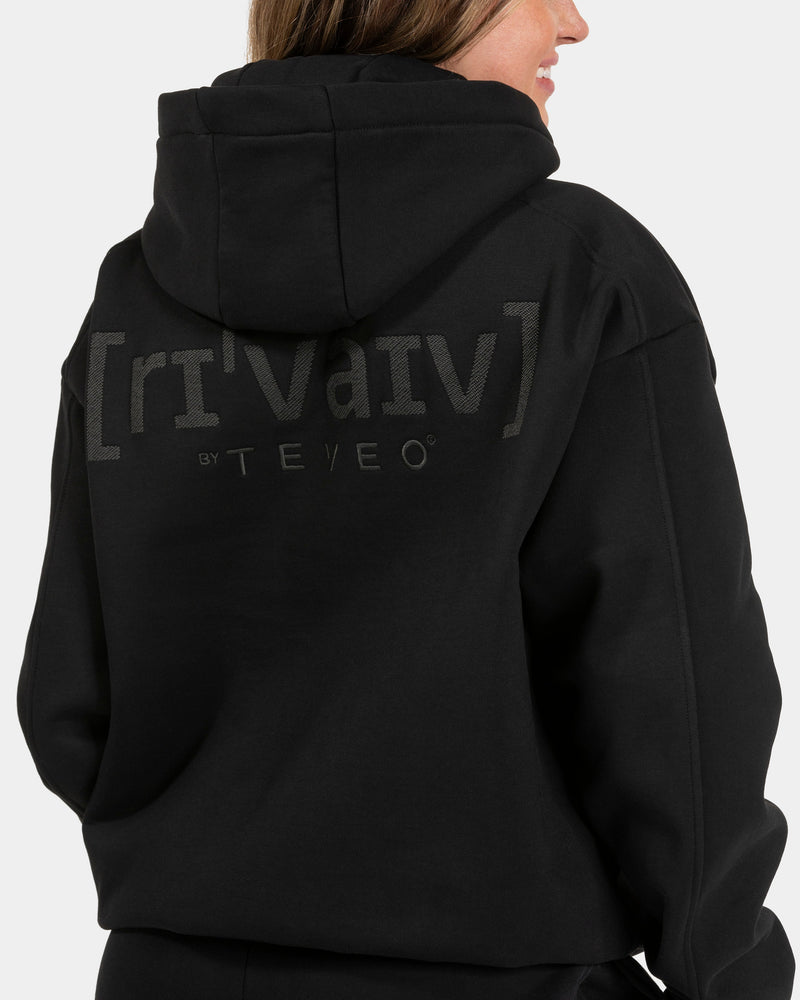 RI’VAIV Oversized Hoodie "Schwarz"