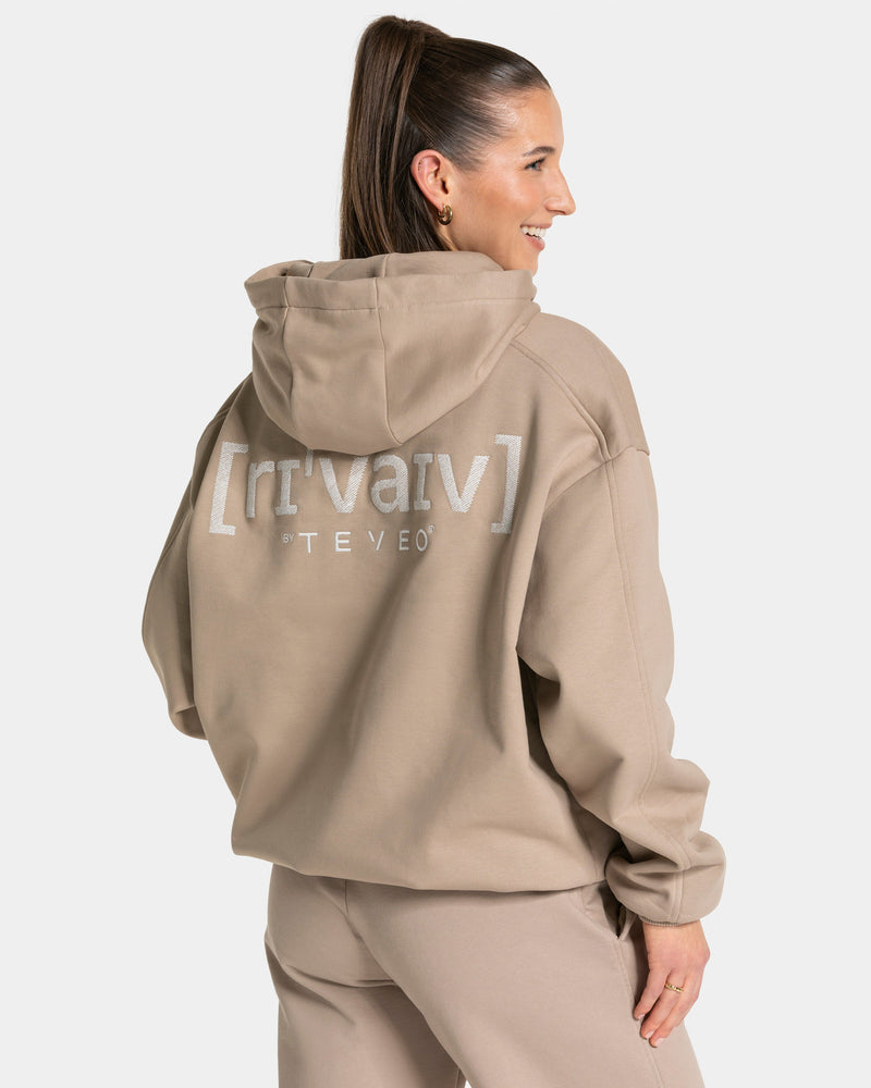 RI’VAIV Oversized Hoodie "Taupe"