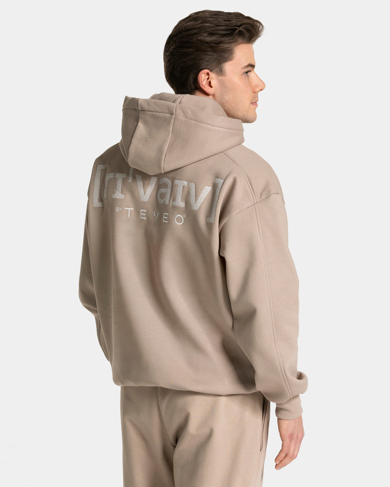 RI’VAIV Oversized Hoodie "Taupe"