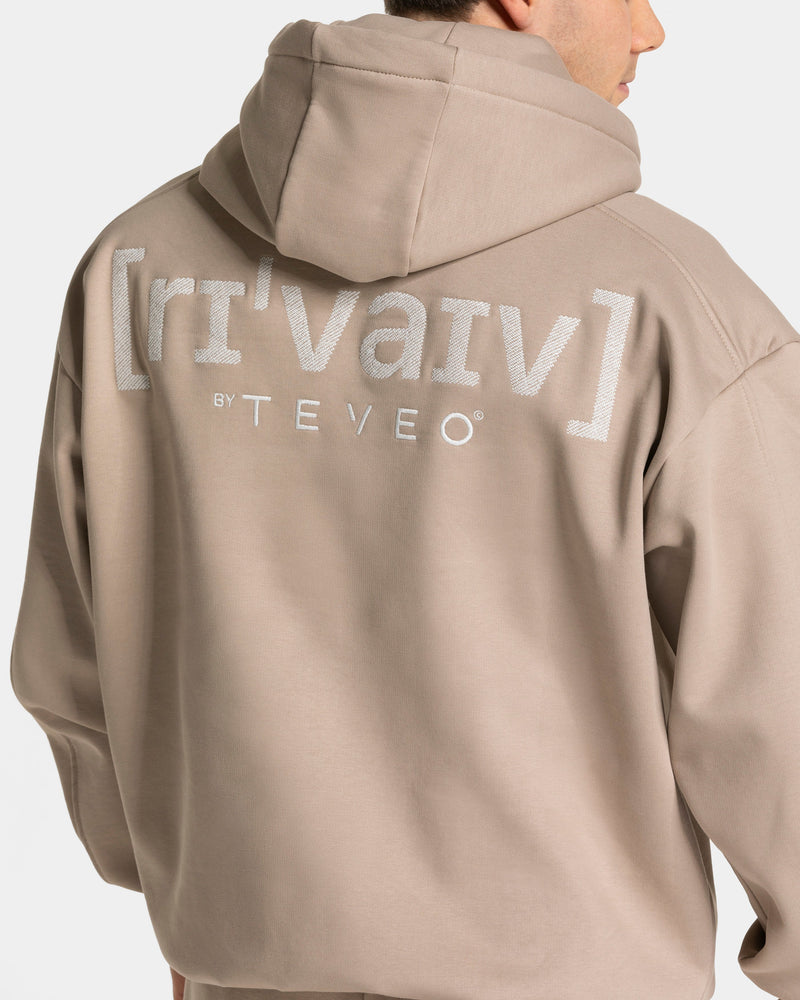 RI’VAIV Oversized Hoodie "Taupe"