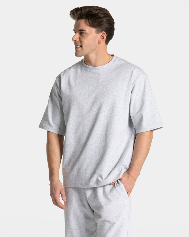 RI’VAIV Oversized T-Shirt "Hellgrau"