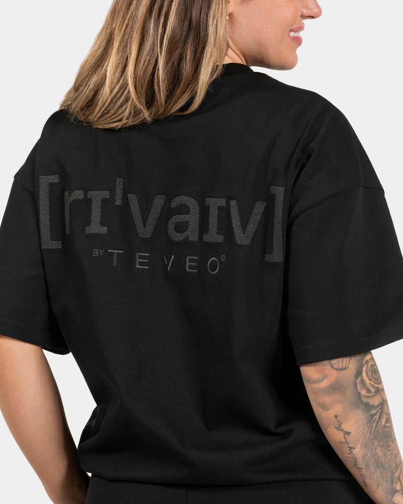RI’VAIV Oversized T-Shirt "Schwarz"