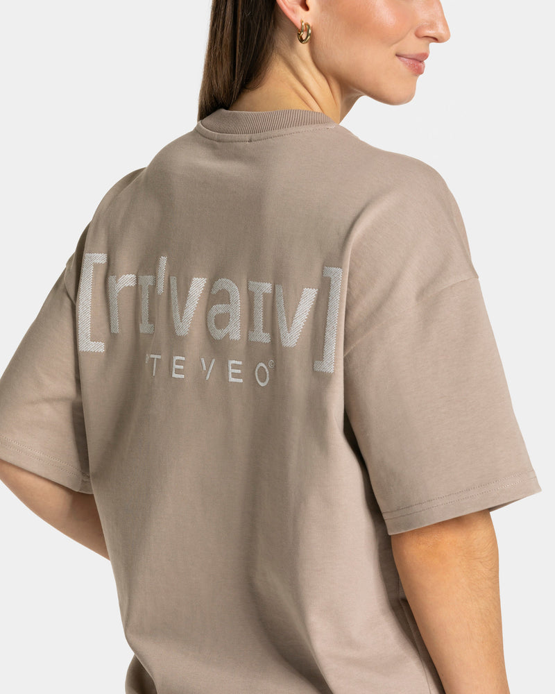 RI’VAIV Oversized T-Shirt "Taupe"