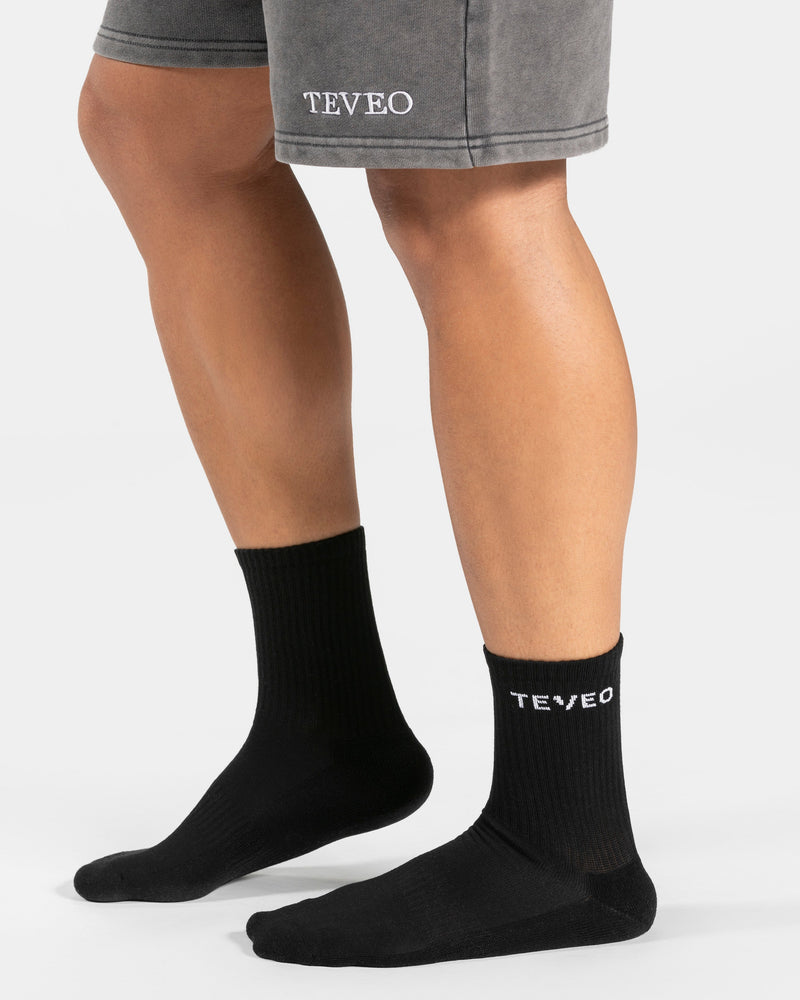 Tennis Socken (2er-Pack) "Schwarz"