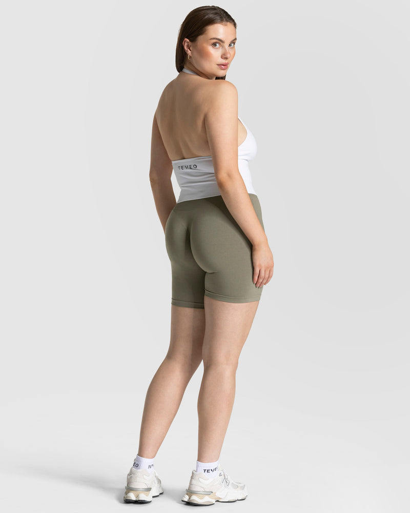 Timeless Pro Covert Scrunch Shorts  "Khaki"