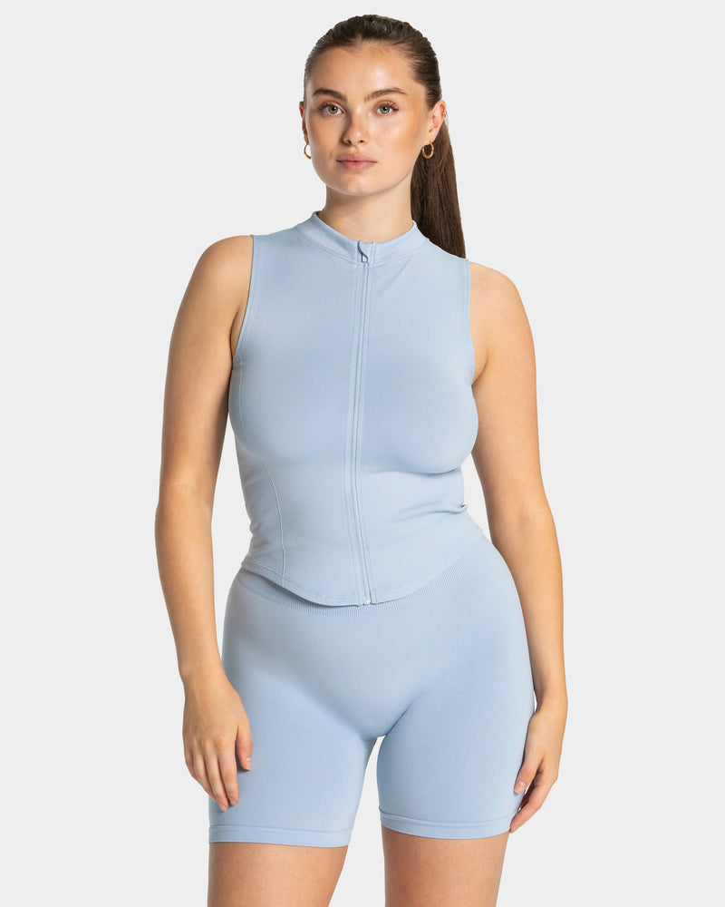 Timeless Pro Zip Tank "Babyblau"