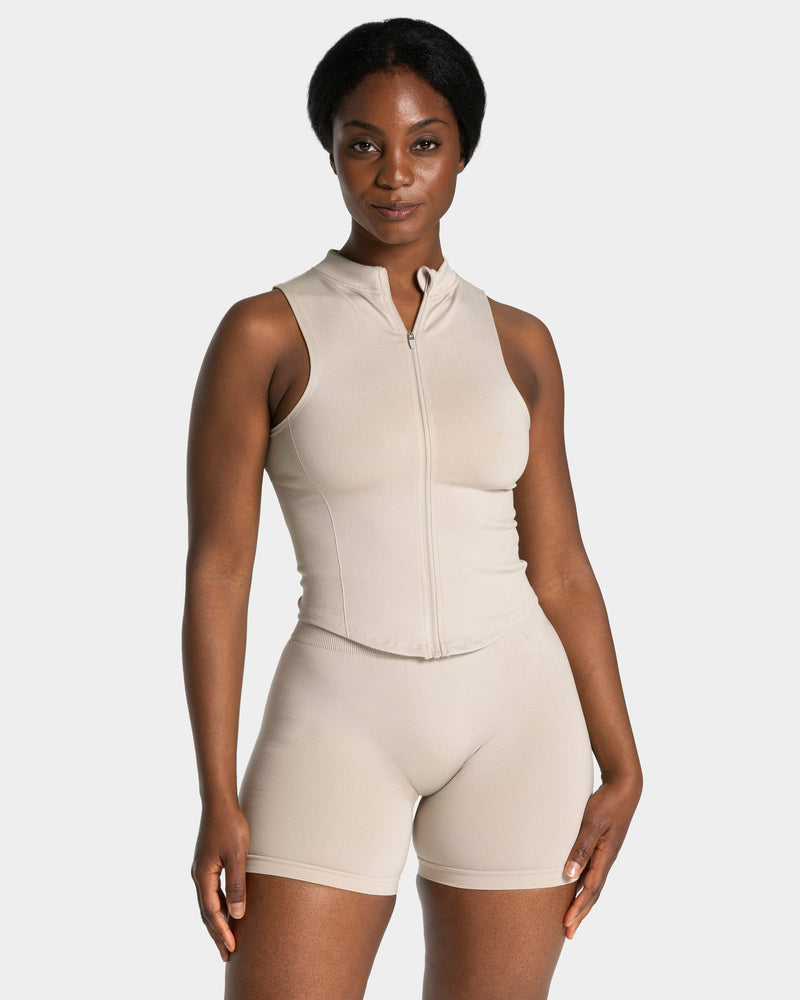 Timeless Pro Zip Tank "Cream"