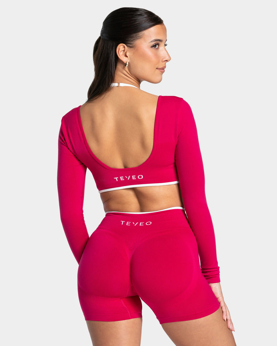 Contrastline Longsleeve "Raspberry"